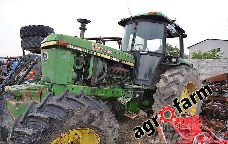 John Deere spare parts 4040 S 4240 skrzynia silnik kabina mos Otros accesorios para tractores