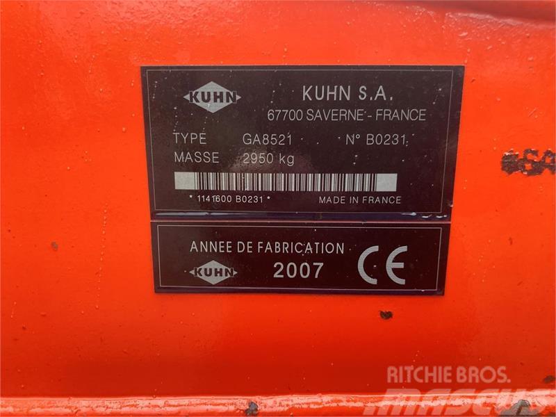 Kuhn GA 8521 To-rotorrive Rastrillos y henificadores