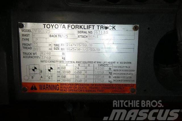 Toyota 7FGCU25 Otras carretillas elevadoras