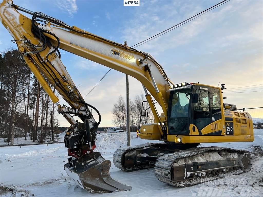 Komatsu PC210 crawler excavator WATCH VIDEO Excavadoras de cadenas