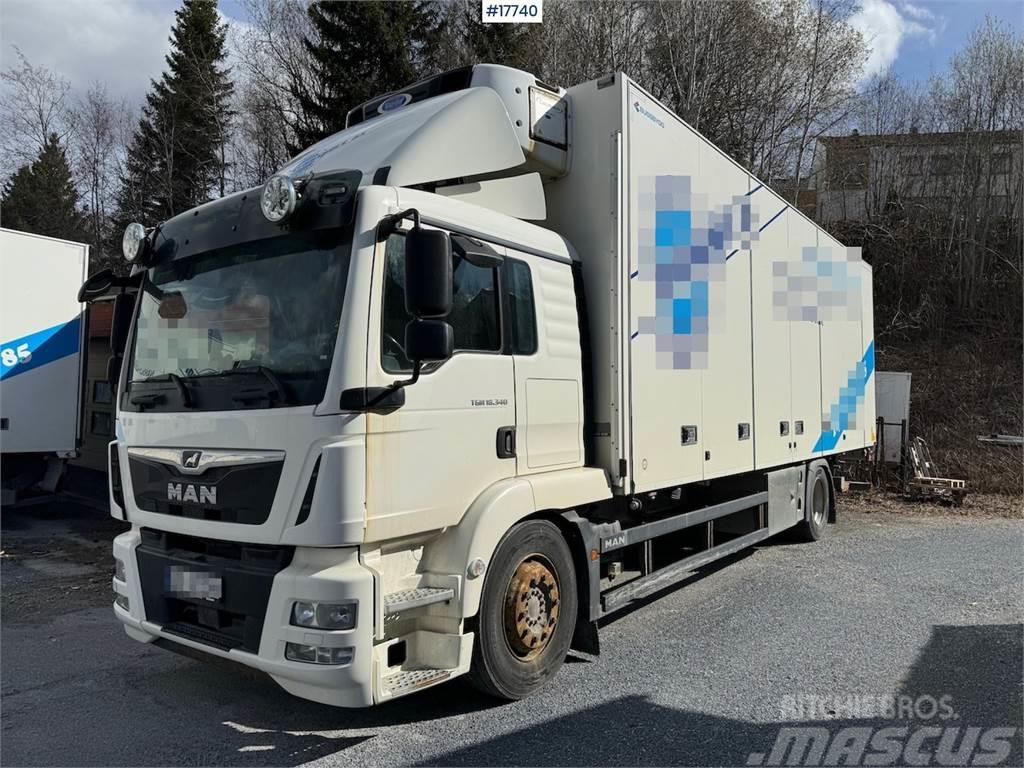 MAN TGM 18.340 4x2 box truck w/ Factory new engine. Fu Camiones caja cerrada