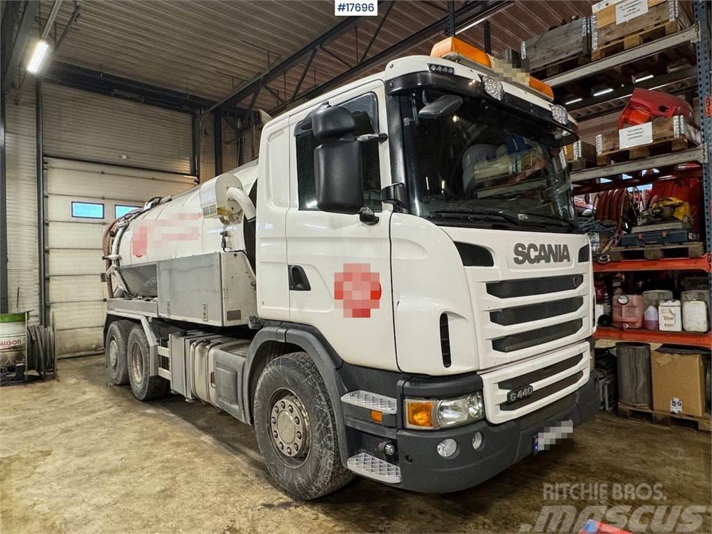 Scania G440 suction/flushing truck w/ Nomek superstructur Camión hormigonera