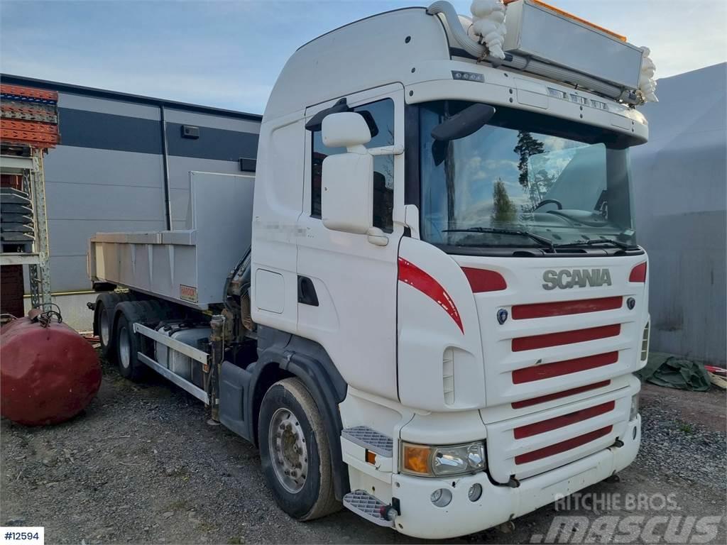 Scania R470 6x2 Hook & crane truck with HIAB 099 Camiones grúa
