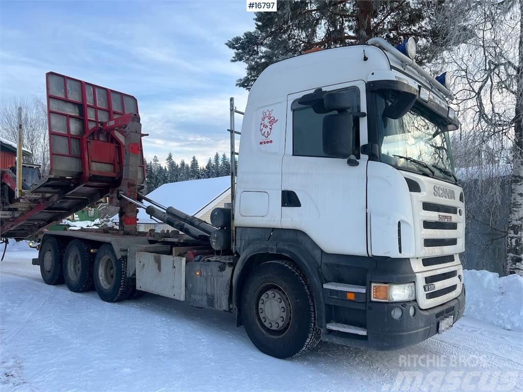 Scania R500 8x4 hook truck w/ 20T Hiab hook from 2014. WA Camiones polibrazo