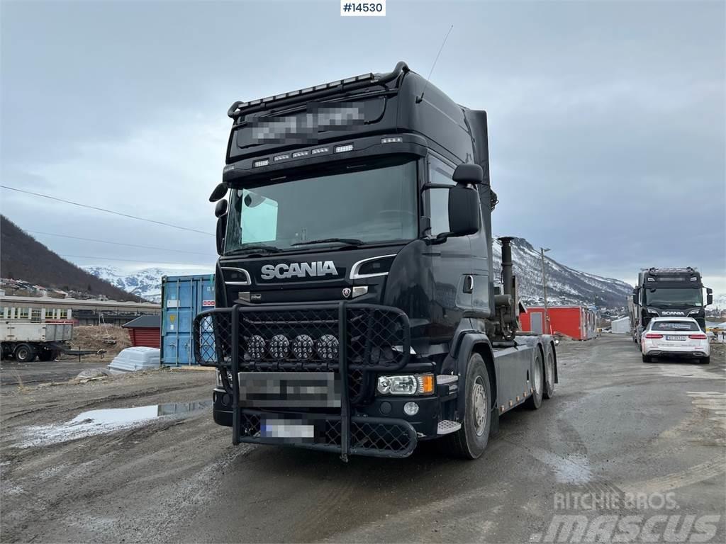 Scania R730 6x4 Crane hauler w/ 22 t/m palfinger crane Camiones grúa