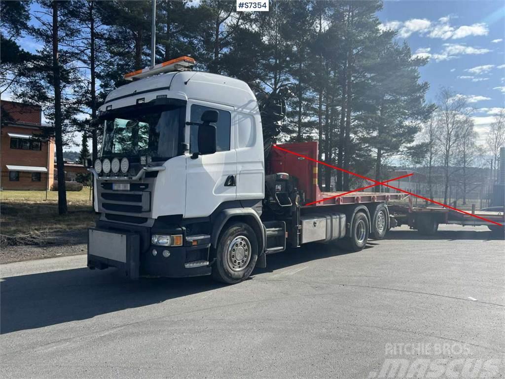 Scania R410 LB 6x2 Crane truck with Hiab crane and multil Camiones grúa