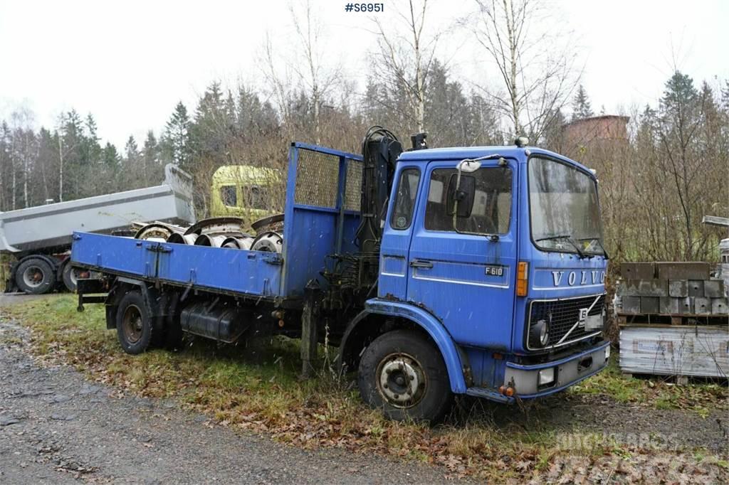 Volvo F610 4x2 Old truck with crane REP.OBJECT Camiones grúa