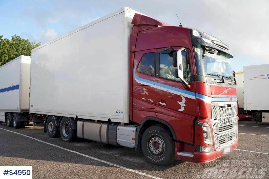 Volvo FH16 750 Box truck, SEE VIDEO Camiones caja cerrada