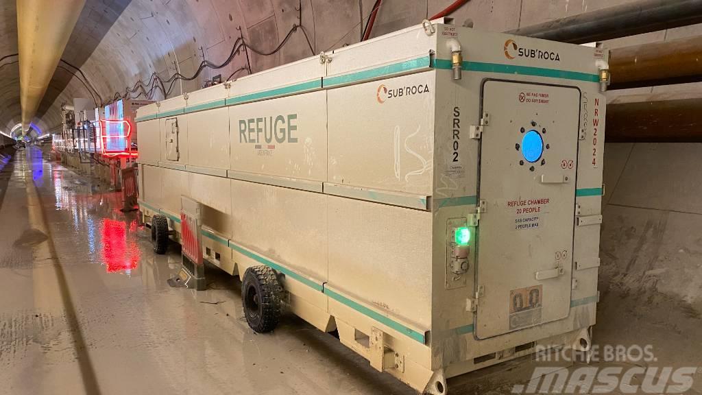  SUB'ROCA Tunnel Refuge chamber 20 people Otra maquinaria subterránea