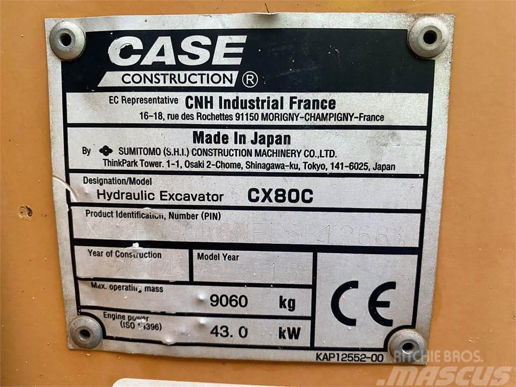 CASE CX80C Wheeled excavators