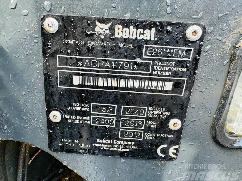 Bobcat E 26 EM Mini excavadoras < 7t