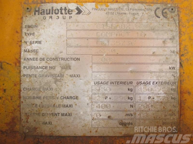 Haulotte Compact 10 Plataformas tijera