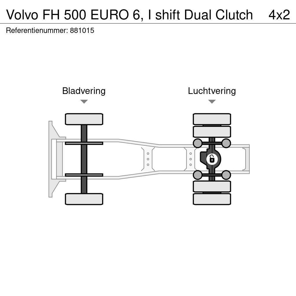 Volvo FH 500 EURO 6, I shift Dual Clutch Cabezas tractoras