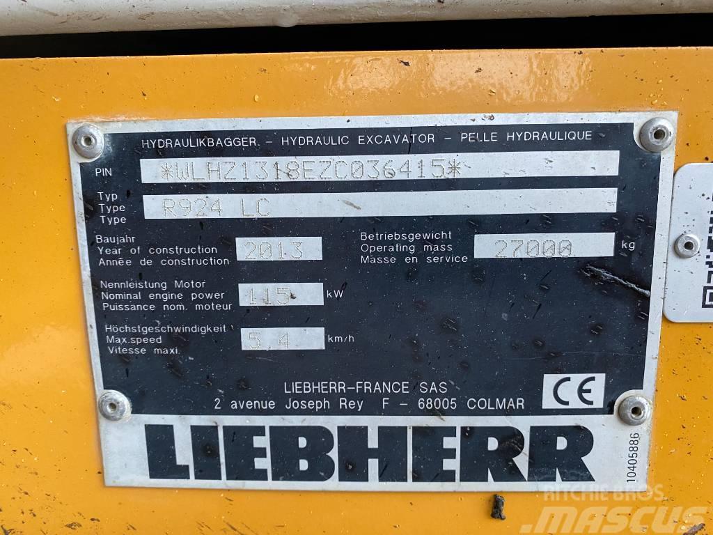 Liebherr 924 Excavadoras de cadenas