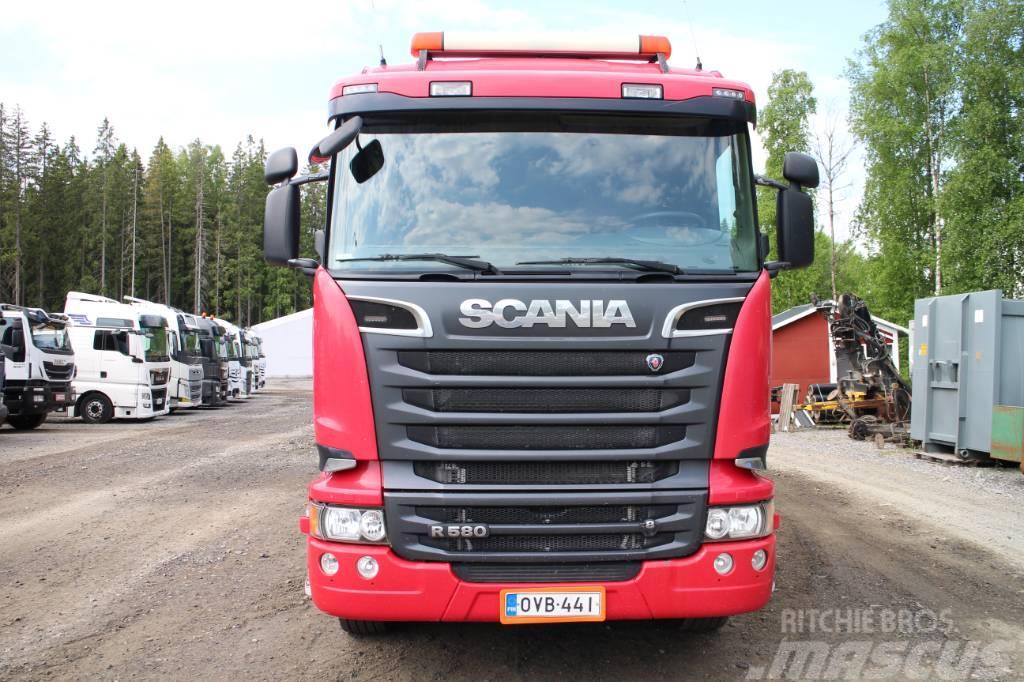 Scania R 580 ja 4-aks PV Camiones bañeras basculantes o volquetes