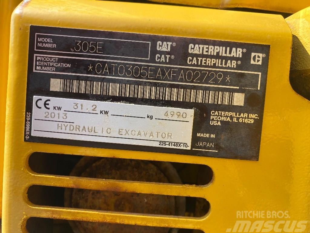 CAT 305 E CR Mini excavadoras < 7t