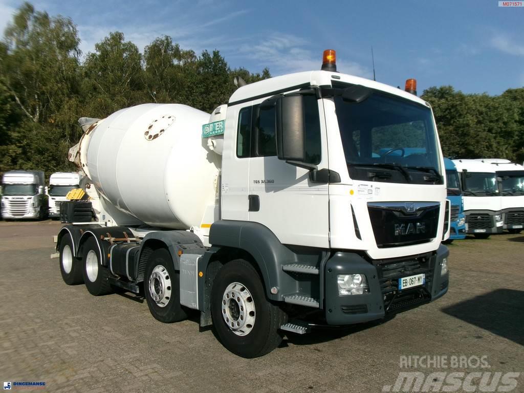 MAN TGS 32.360 8X4 Euro 6 Imer concrete mixer 9 m3 Camiones hormigonera