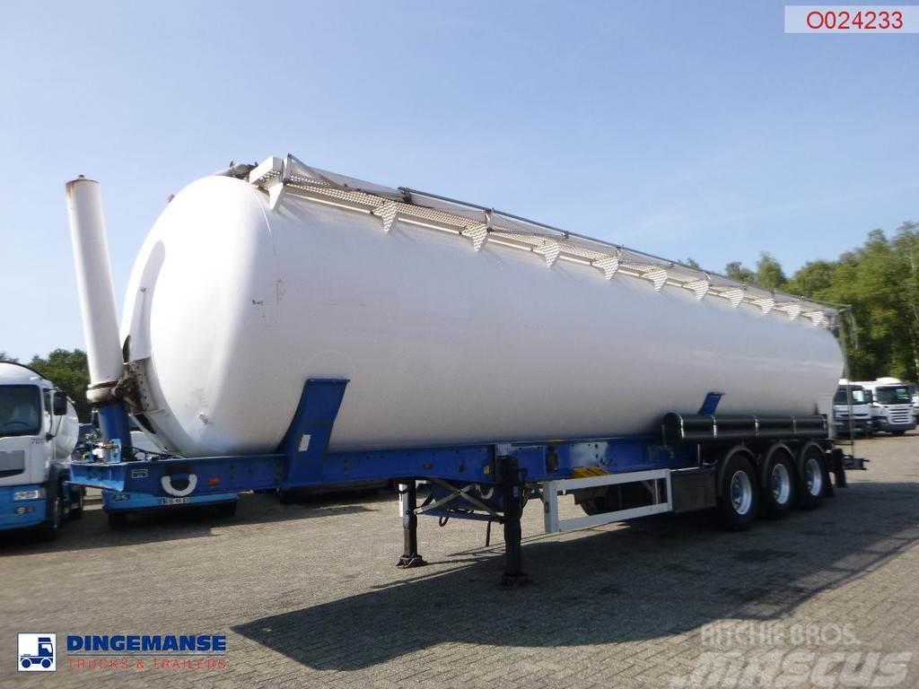 Feldbinder Powder tank alu 63 m3 / 1 comp (tipping) Semirremolques cisterna