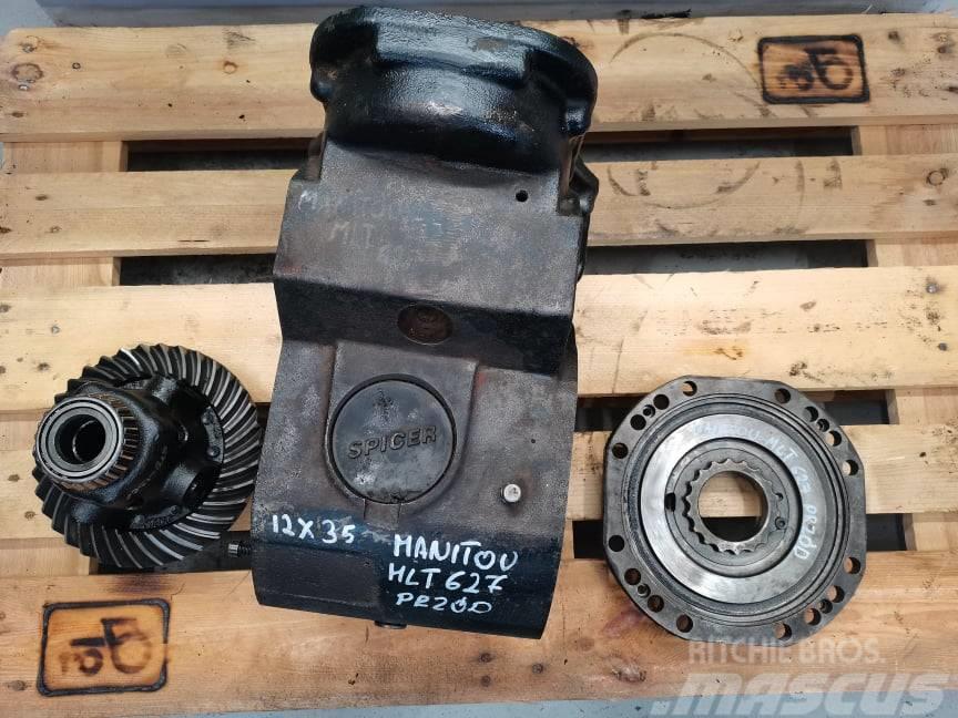 Manitou MLT 627 {Spicer 12X35} differential Ejes