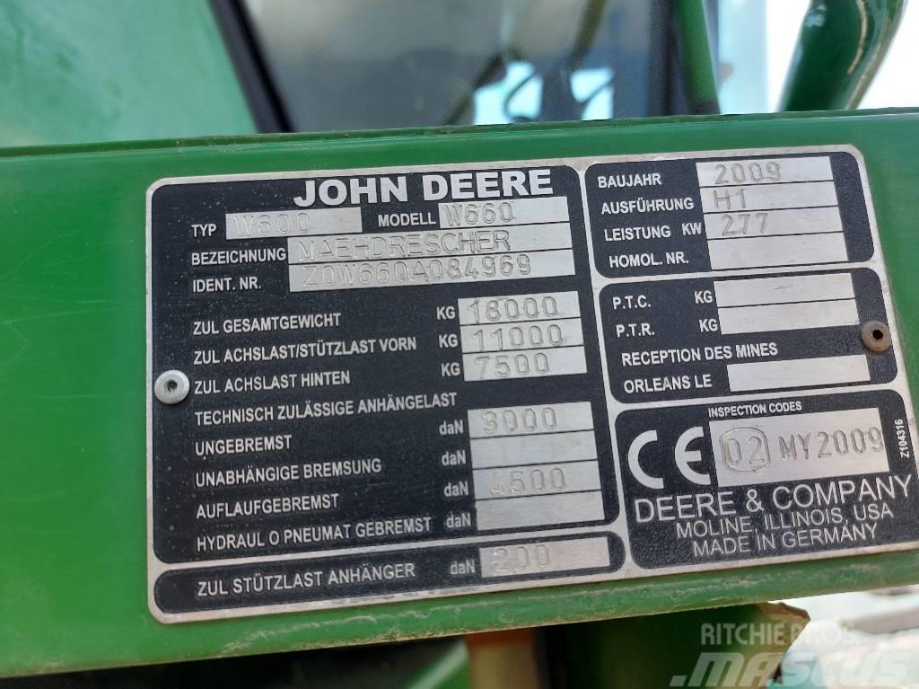John Deere W 660 Cosechadoras combinadas