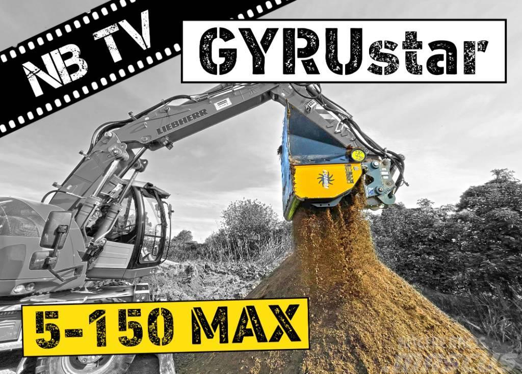 Gyru-Star  5-150MAX | Siebschaufel Radlader, Bagger Cucharones