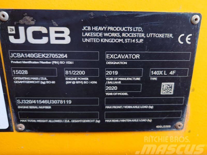 JCB 140X LC Excavadoras de cadenas