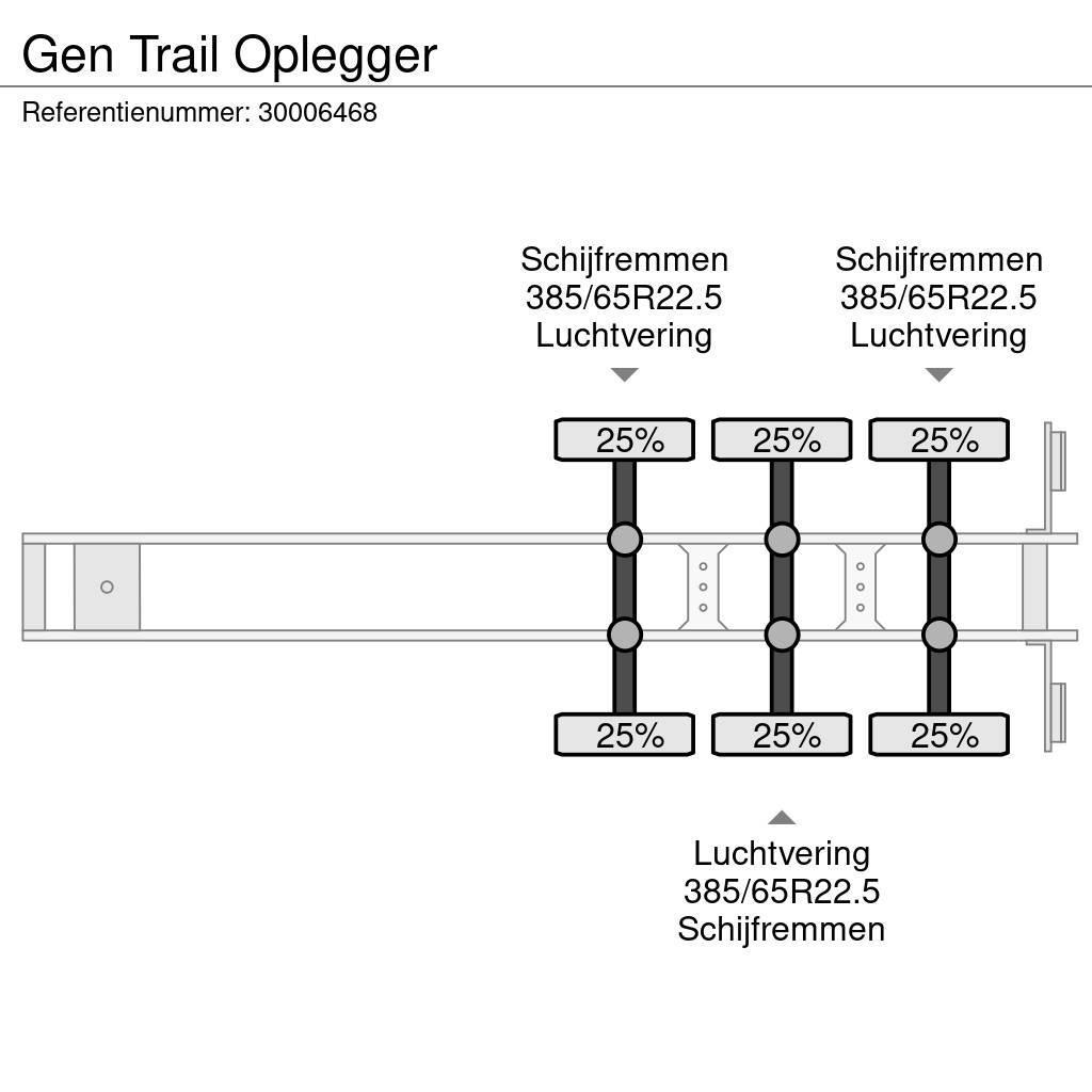  GEN TRAIL Oplegger Semirremolques de plataformas planas/laterales abatibles