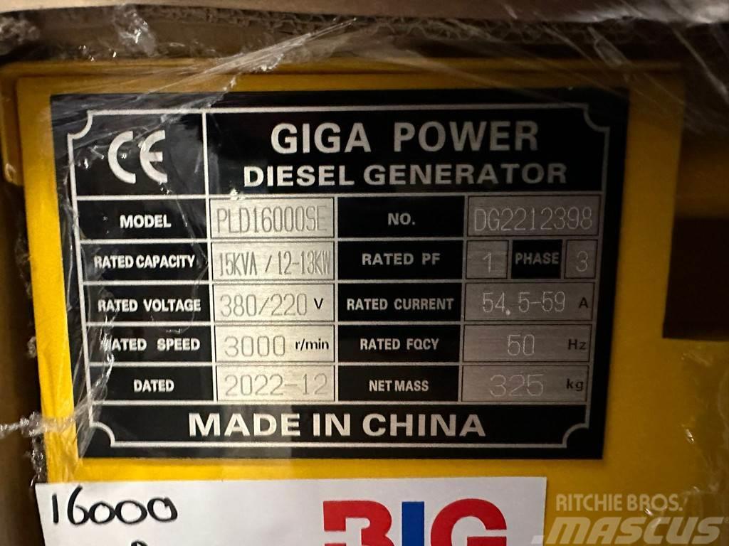  Giga power 15 kVA PLD16000SE silent generator set Otros generadores