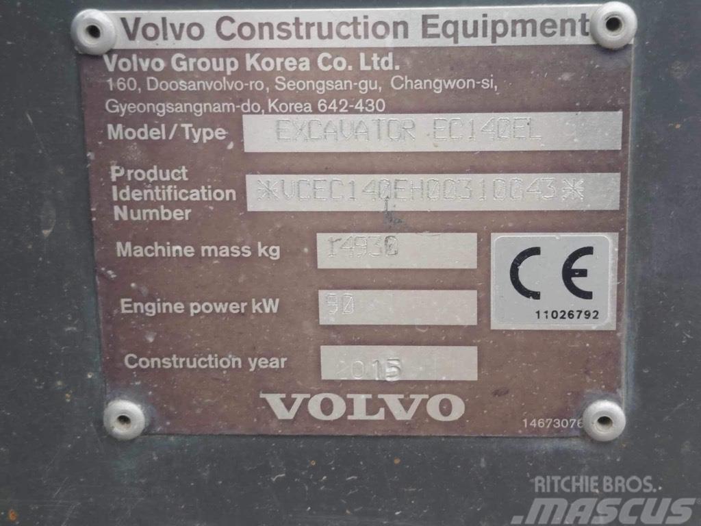Volvo EC 140 EL Excavadoras de cadenas
