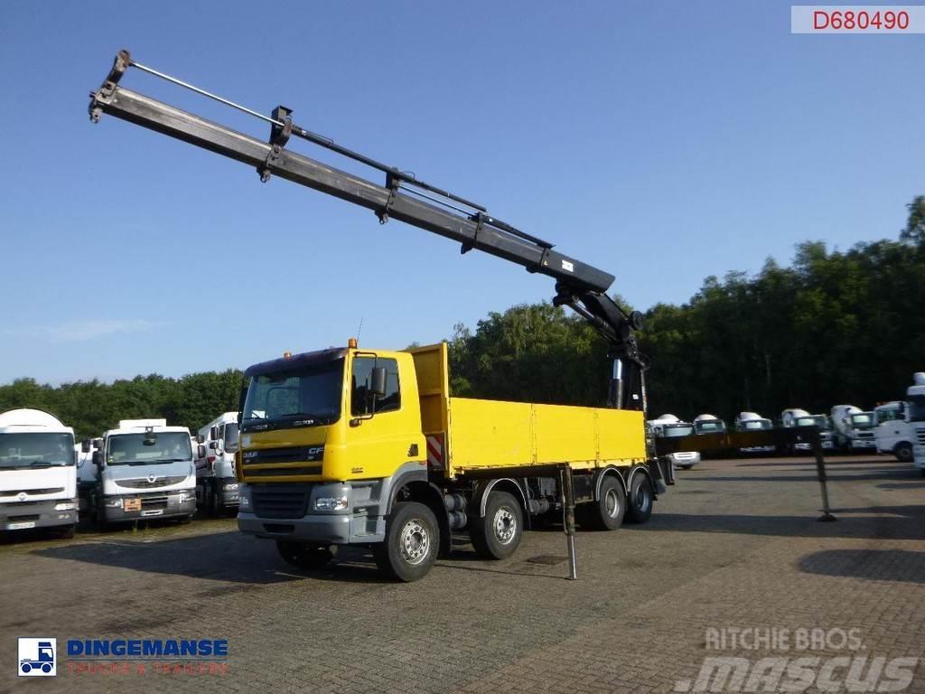 DAF CF 85.480 8x4 + Hiab 700 EP-4 Hipro Camiones plataforma