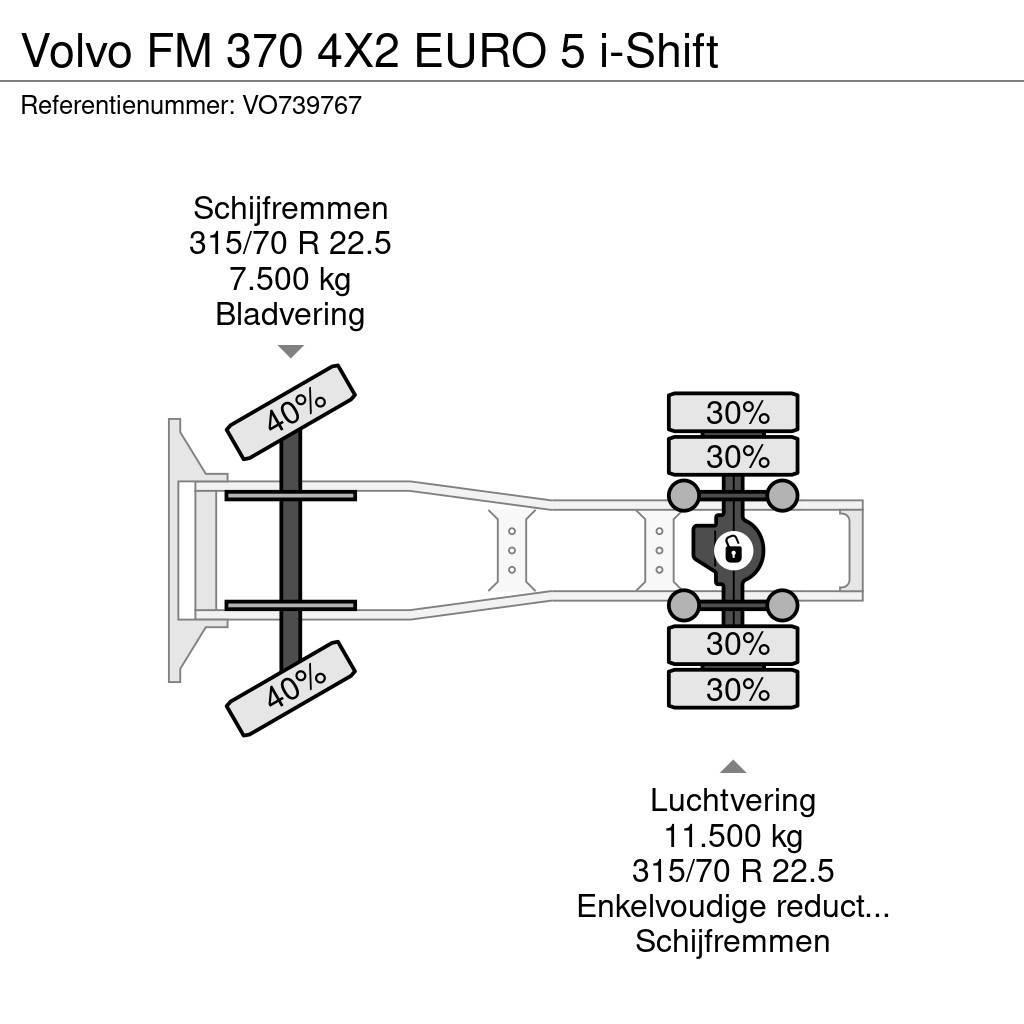 Volvo FM 370 4X2 EURO 5 i-Shift Cabezas tractoras
