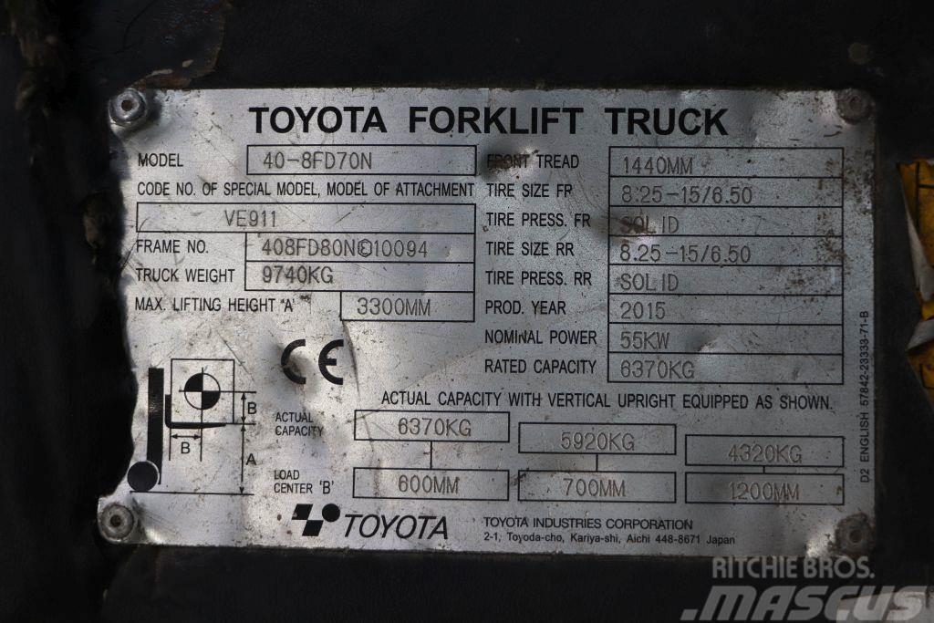 Toyota 40-8FD70N Carretillas diesel