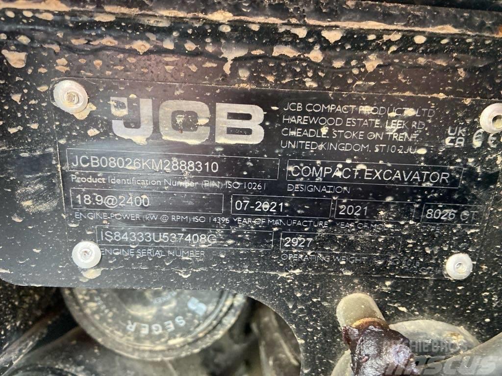 JCB 8026CTS Excavadoras de cadenas