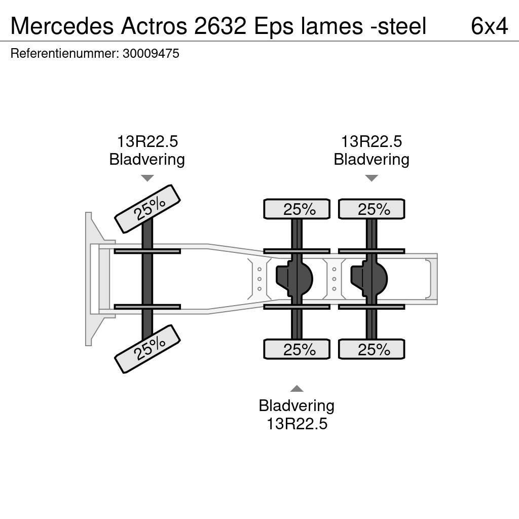 Mercedes-Benz Actros 2632 Eps lames -steel Cabezas tractoras
