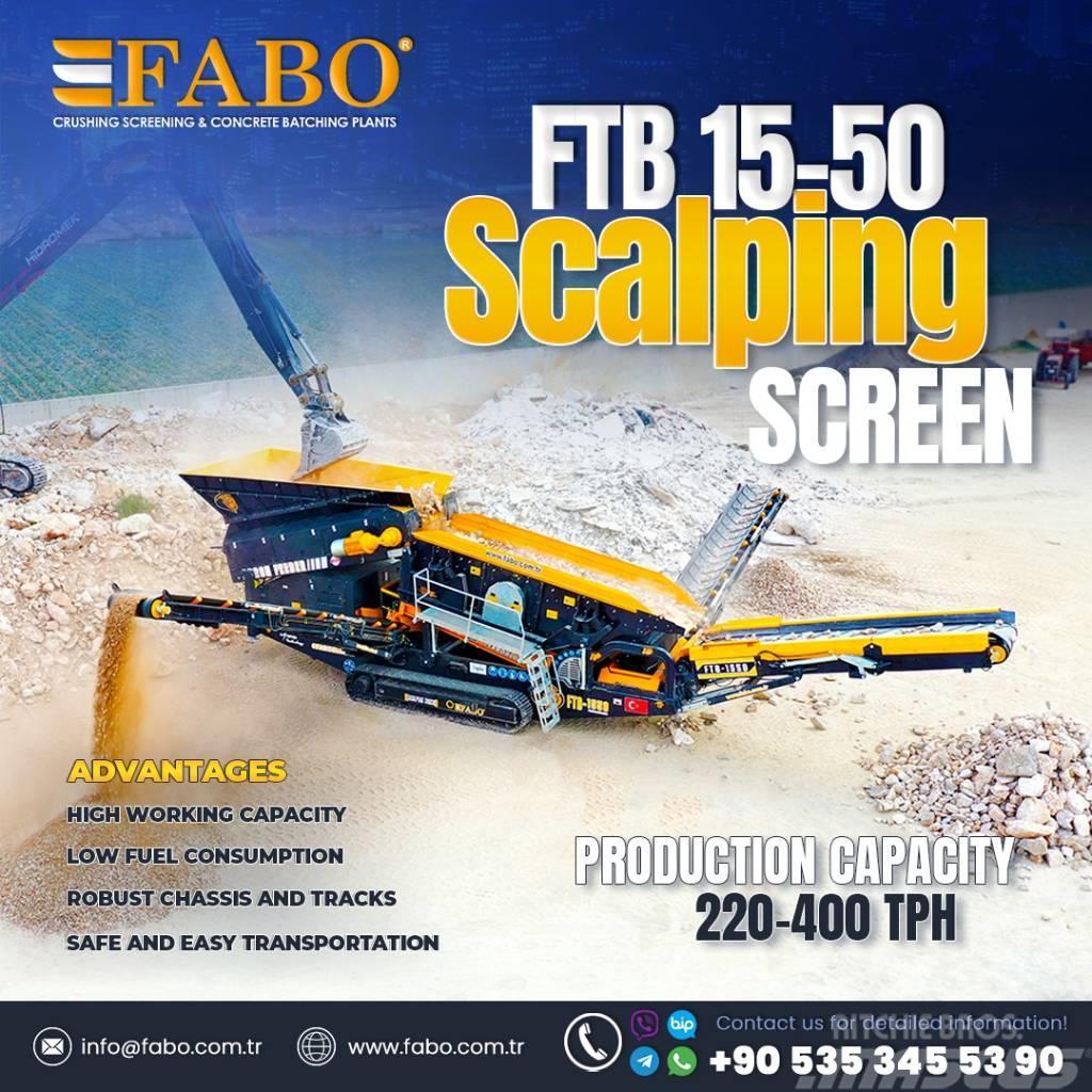 Fabo FTB 1550 Scalping Screener Apron/Belt Feeder Stock Machacadoras