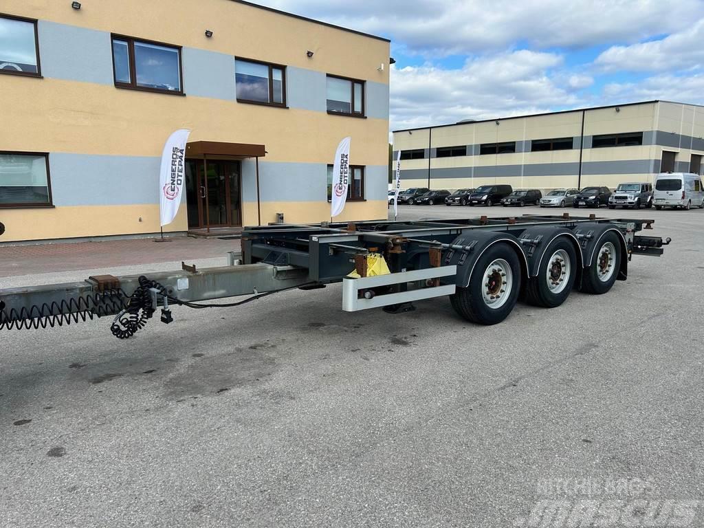  System TRAILER 3-AXLE + LIFTING AXLE Remolques portacontenedores