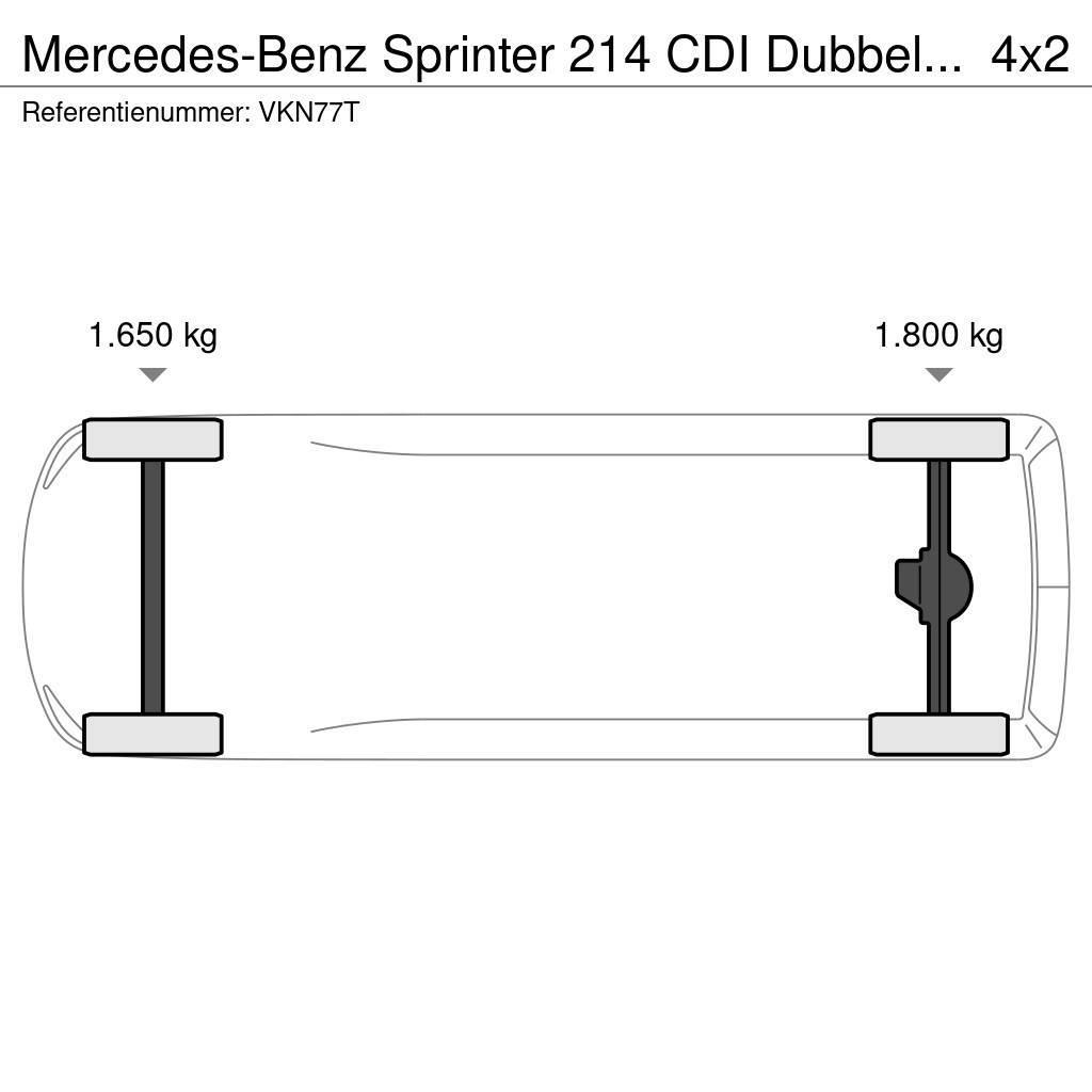 Mercedes-Benz Sprinter 214 CDI Dubbel cabine, Airco!!157dkm!!6P! Furgonetas de caja cerrada