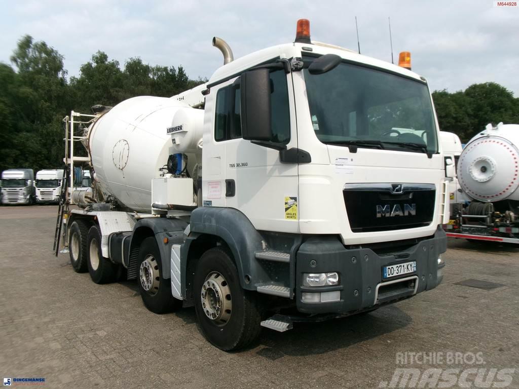 MAN TGS 32.360 8X4 Euro 6 Liebherr concrete mixer 8 m3 Camiones hormigonera