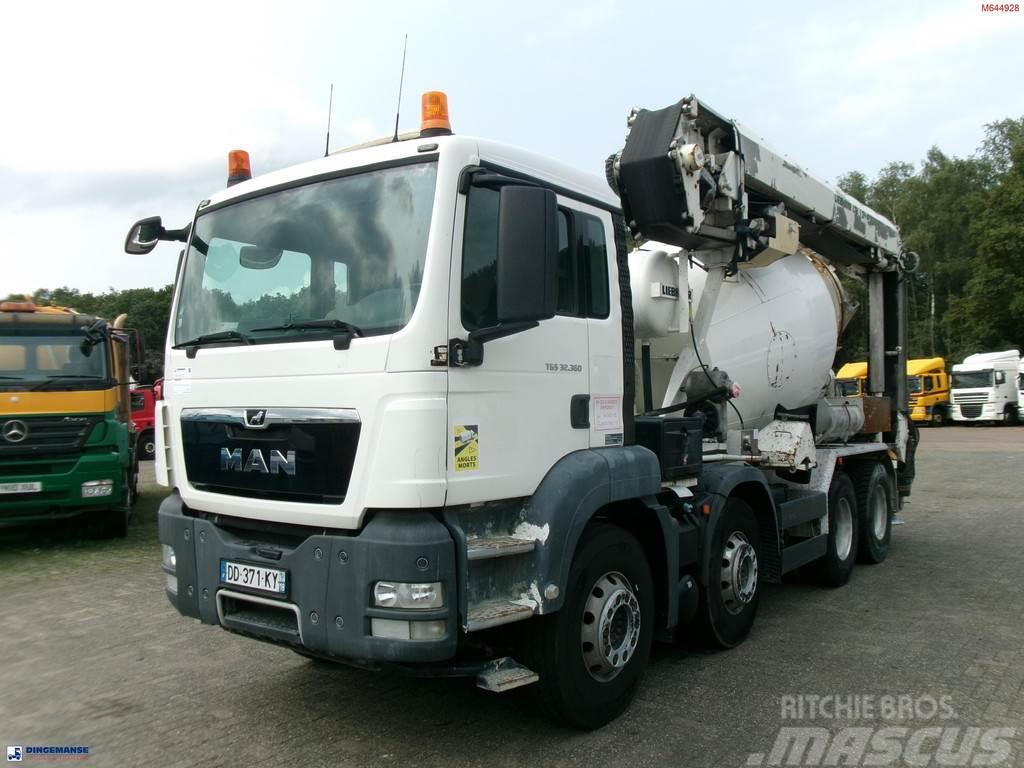 MAN TGS 32.360 8X4 Euro 6 Liebherr concrete mixer 8 m3 Camiones hormigonera