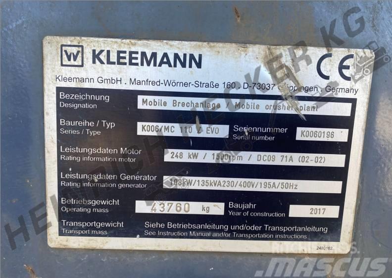 Kleemann MC 110 Z Evo Mobile crushers