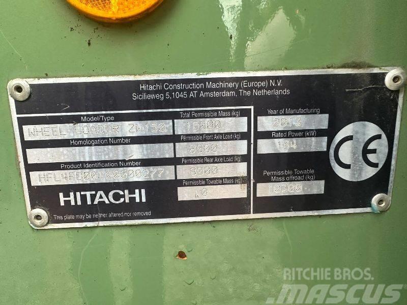 Hitachi ZW 150 Cargadoras sobre ruedas