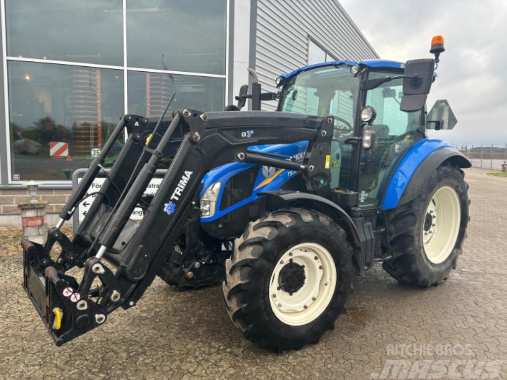 New Holland T5.85 med Trima Q3M Tractores