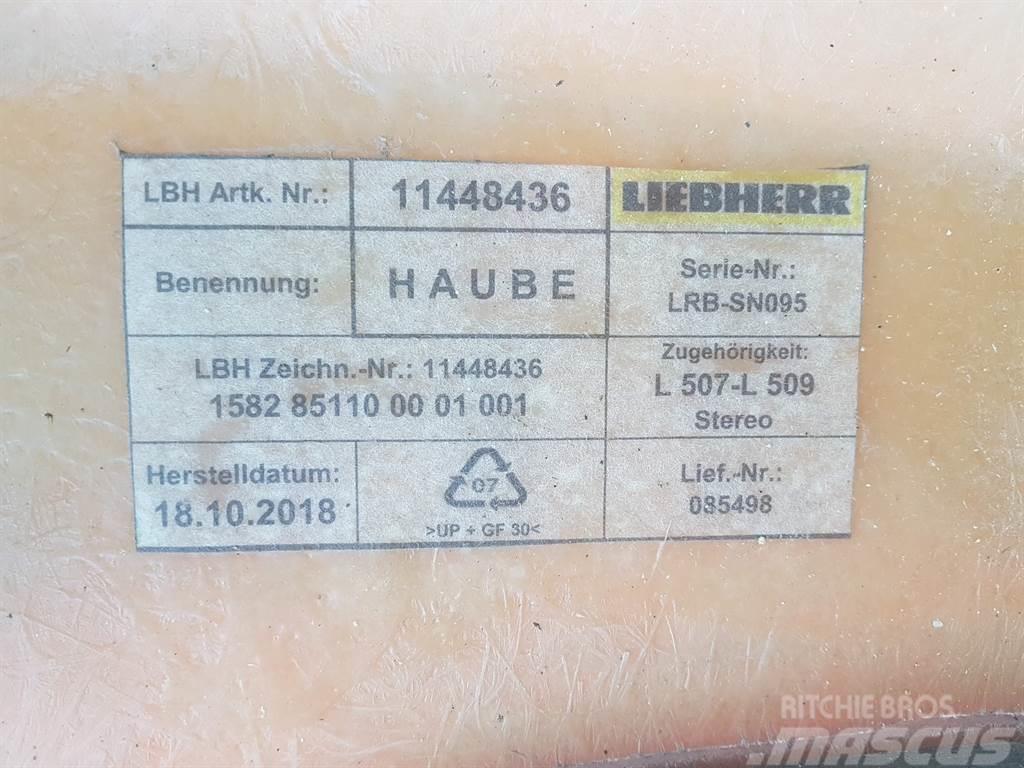 Liebherr L507-L509 Stereo-11448436-Engine hood/Motorhaube Chasis y suspención