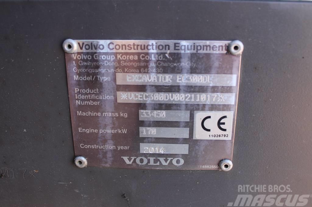 Volvo EC 300 D L / Pyörittäjä, Leica 3D, Kuokkakauha, YM Excavadoras de cadenas