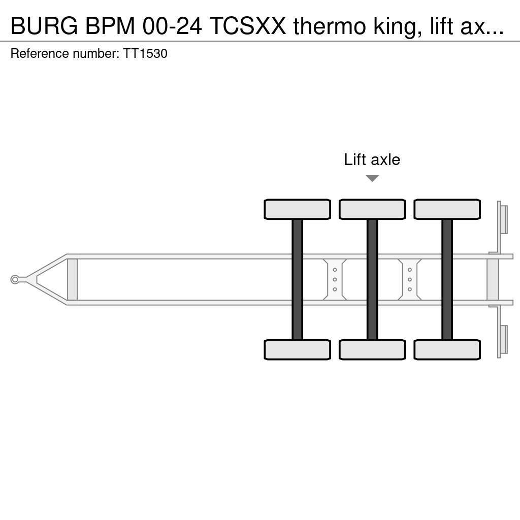 Burg BPM 00-24 TCSXX thermo king, lift axle Remolques isotermos/frigoríficos