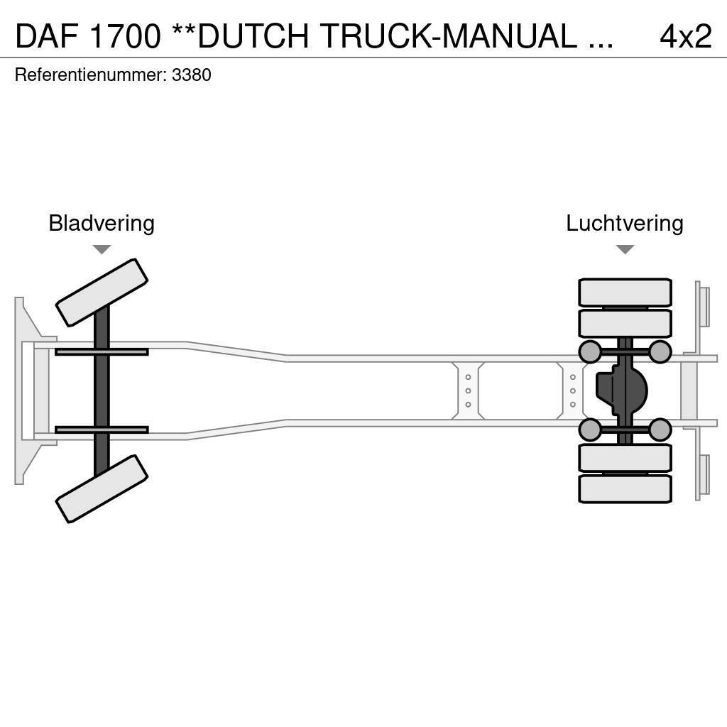 DAF 1700 **DUTCH TRUCK-MANUAL PUMP** Camiones caja cerrada