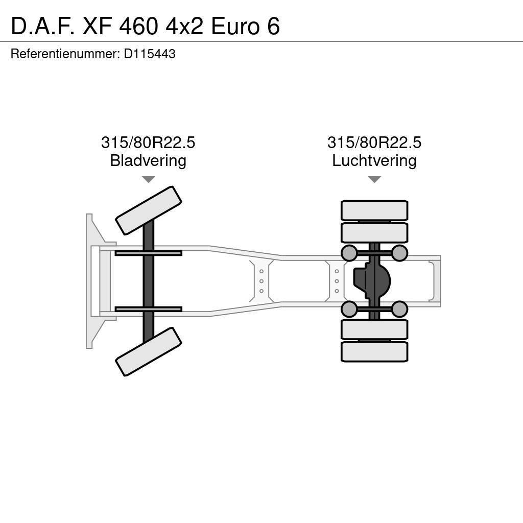 DAF XF 460 4x2 Euro 6 Cabezas tractoras