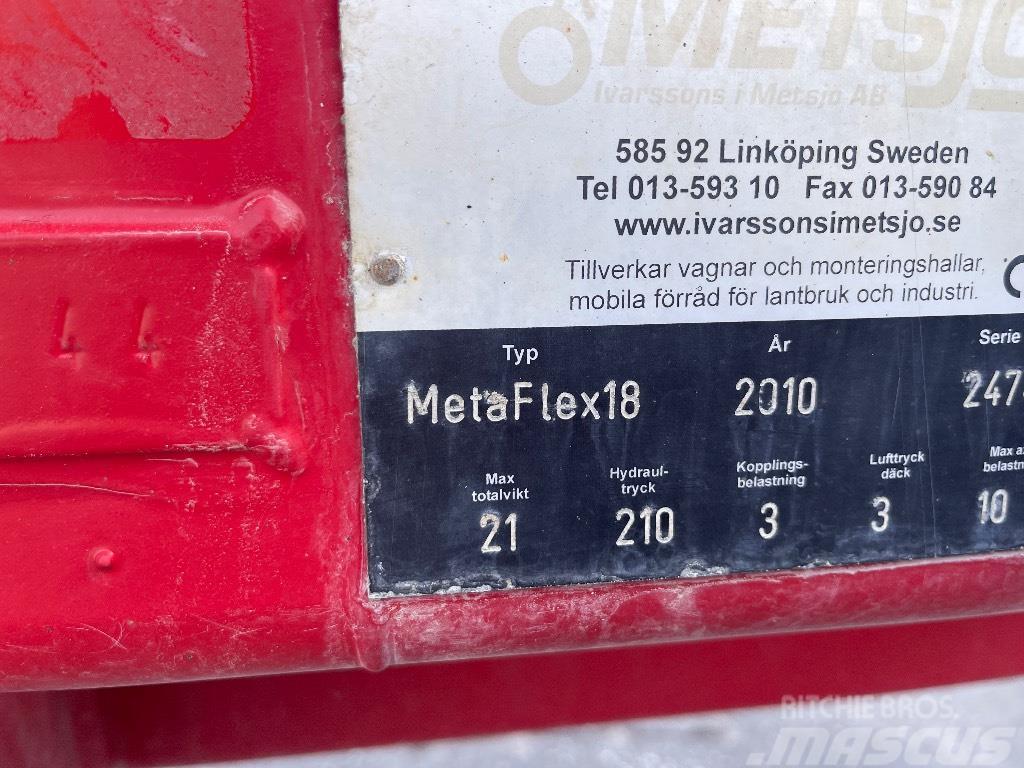 Metsjö Metaflex 18 lastväxlarvagn Otros remolques