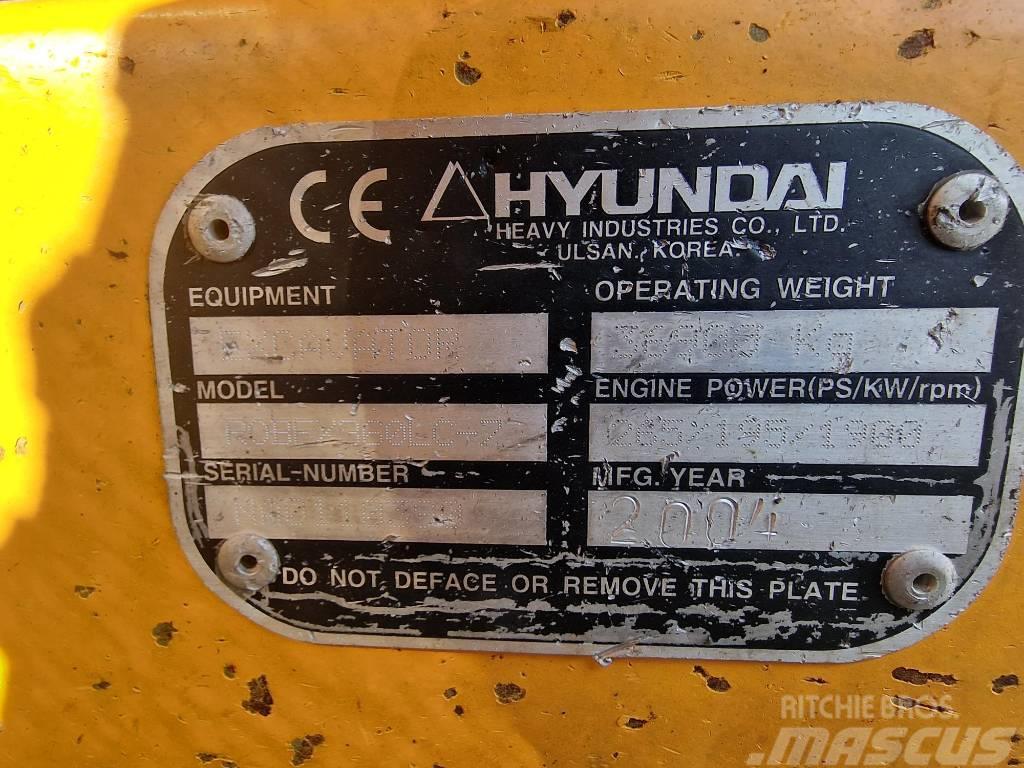 Hyundai 360 LC-7 Excavadoras de cadenas