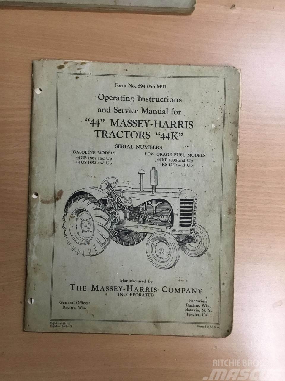 Massey Ferguson Parts list - manual Otra maquinaria agrícola usada